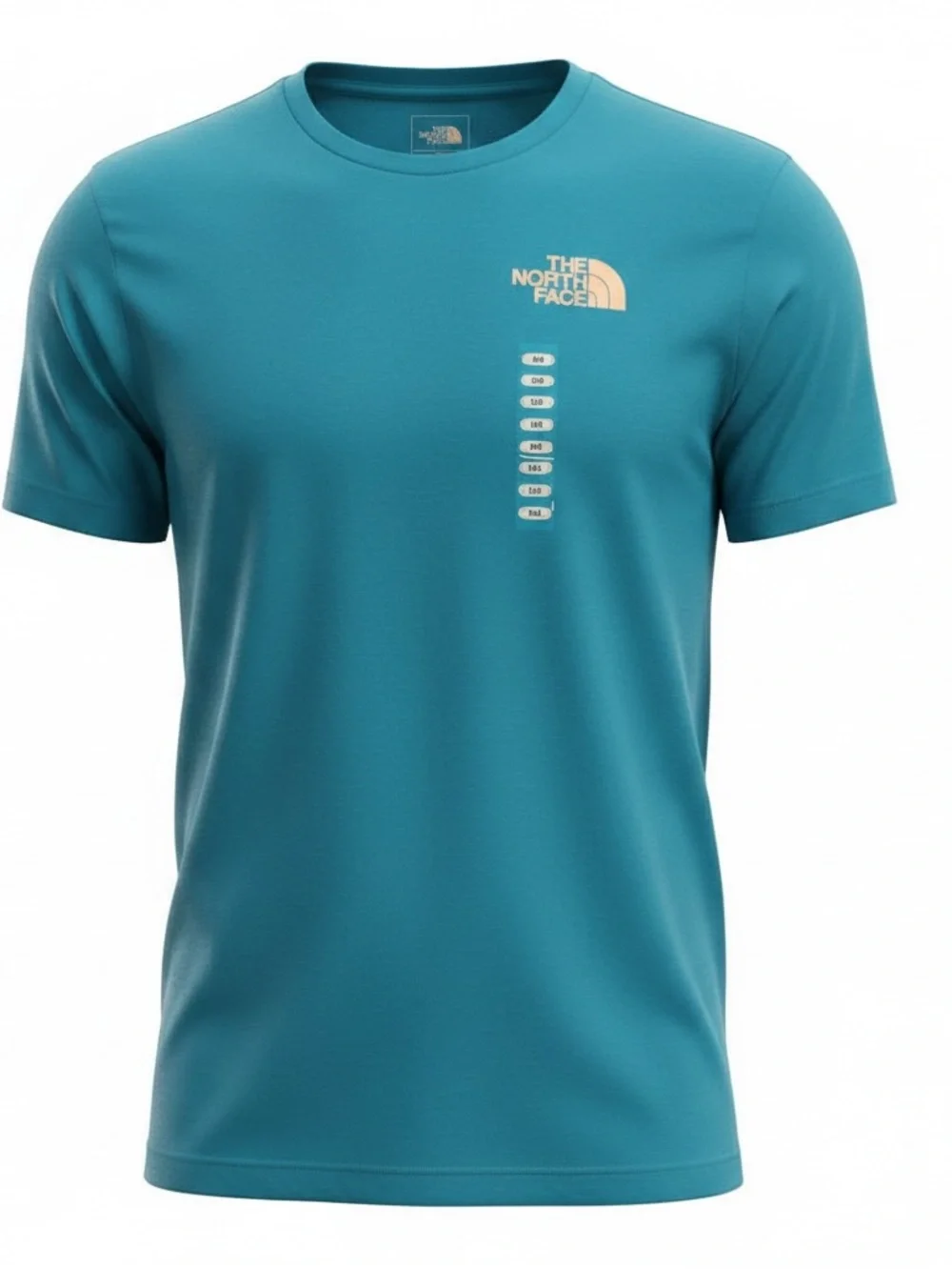 The North Face Men’s Evolution Throwback Short Sleeve Tee Digital Steel Large NW